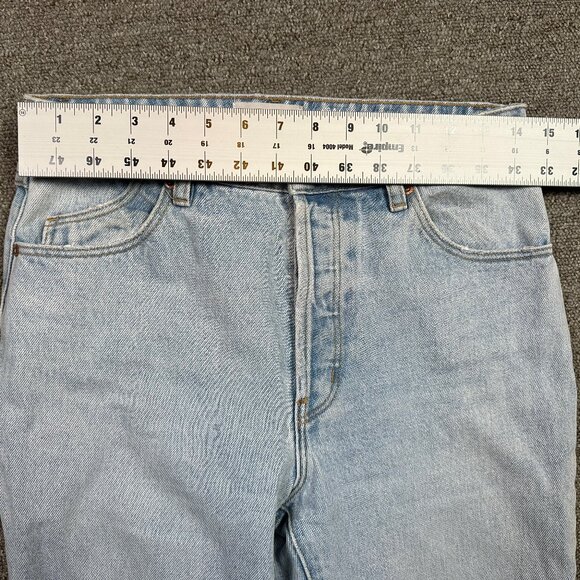 Rolla's Classic Straight Regular Fit Denim Jeans Light Wash Distressed Size  27 - Picture 5 of 8